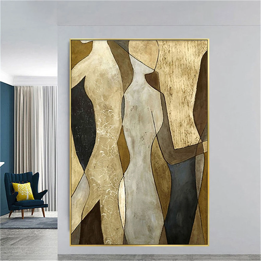 Stylish Porch Mural Modern Hand-Painted Picasso Oil Painting Gold Foil Texture Wall Art Pictures On Canvas Poster Decor Home
Stylish Porch Mural Modern Hand-Painted Picasso Oil Painting Gold Foil Texture Wall Art Pictures On Canvas Poster Decor Home