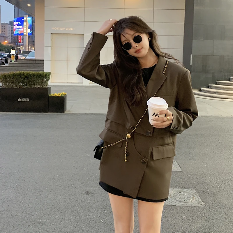 Casual Women's Suit Jaet 2024 New Design Sensation Small ence Spring Autumn Korean Version Chic ort Size
Casual Women's Suit Jaet 2024 New Design Sensation Small ence Spring Autumn Korean Version Chic ort Size