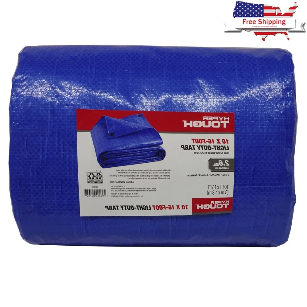 Weather Resistant Light Duty Polyethylene Tarp Waterproof Tear Resistant Cover Outdoor Equipment Vehicles Furniture Storage
Weather Resistant Light Duty Polyethylene Tarp Waterproof Tear Resistant Cover Outdoor Equipment Vehicles Furniture Storage