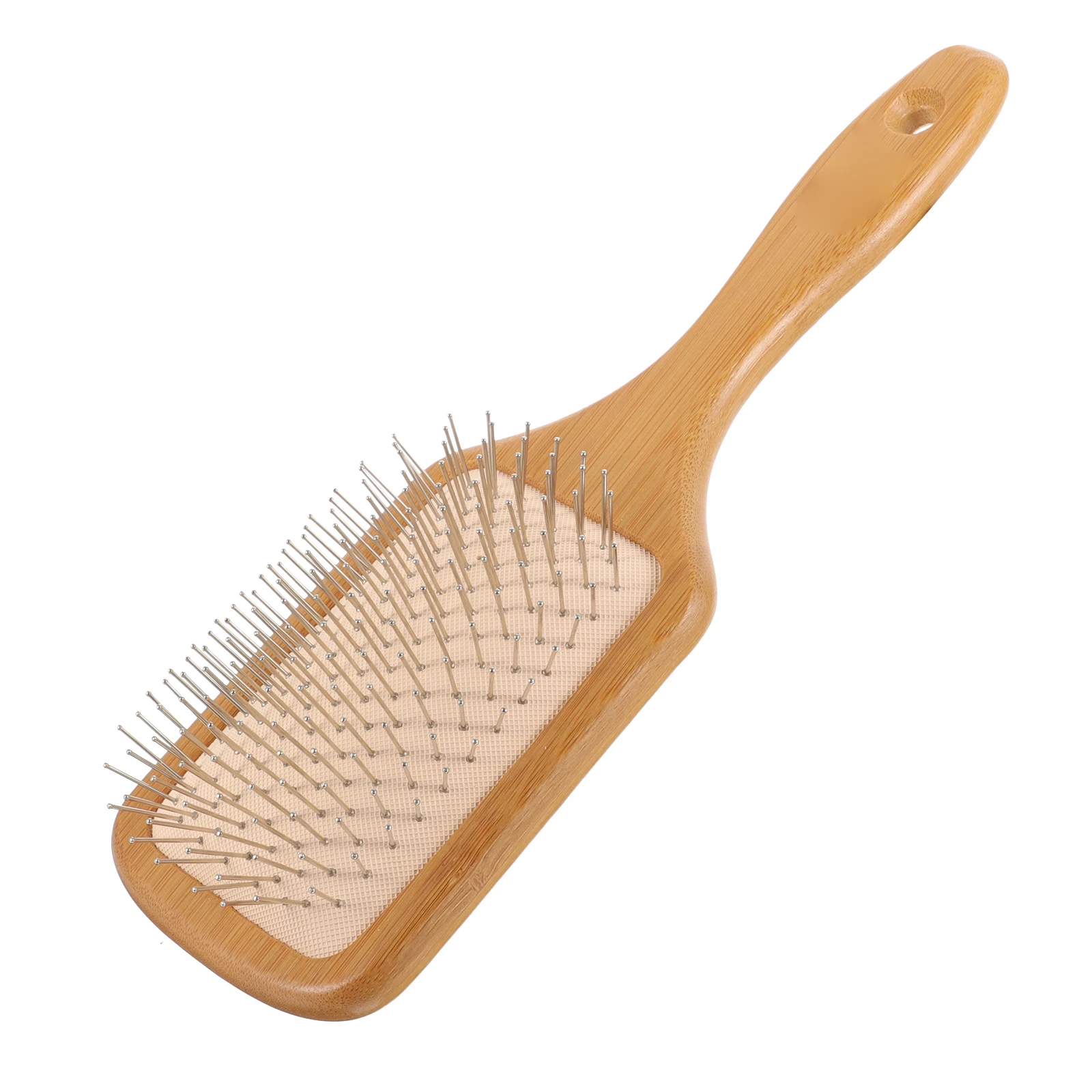 Stainless Steel Comb Hair Brushes Women Detangler Smoothing Bamboo Massage Scalp Portable Reusable Durable Paddle Brush Hair
Stainless Steel Comb Hair Brushes Women Detangler Smoothing Bamboo Massage Scalp Portable Reusable Durable Paddle Brush Hair