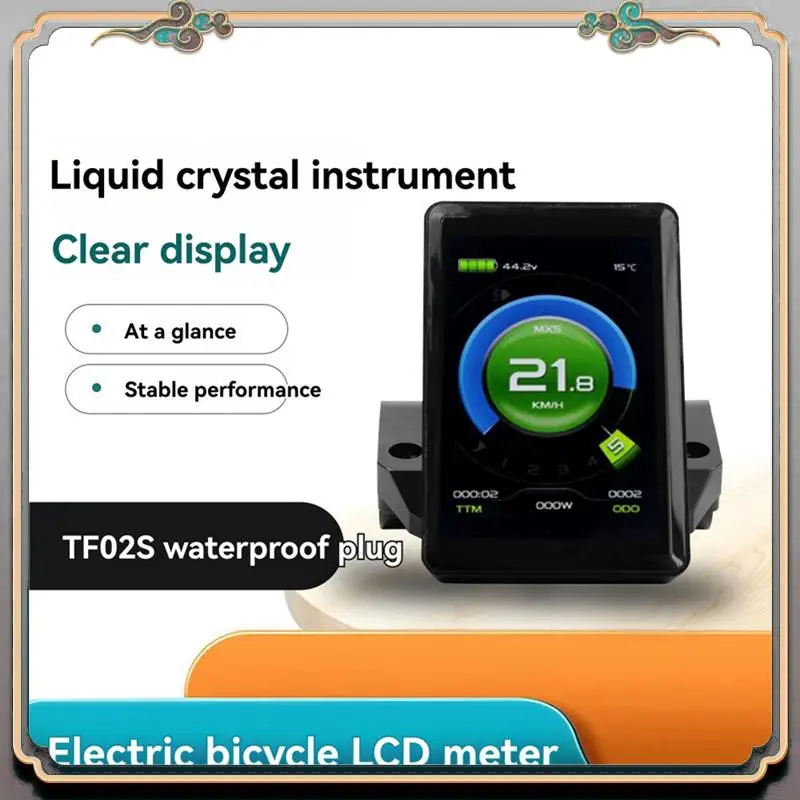 Durable Ebike Display Waterproof Plug KT TF02S 24V36V48V Electric Bike Intelligent Control Panel Display For Ebike Conversion
Durable Ebike Display Waterproof Plug KT TF02S 24V36V48V Electric Bike Intelligent Control Panel Display For Ebike Conversion