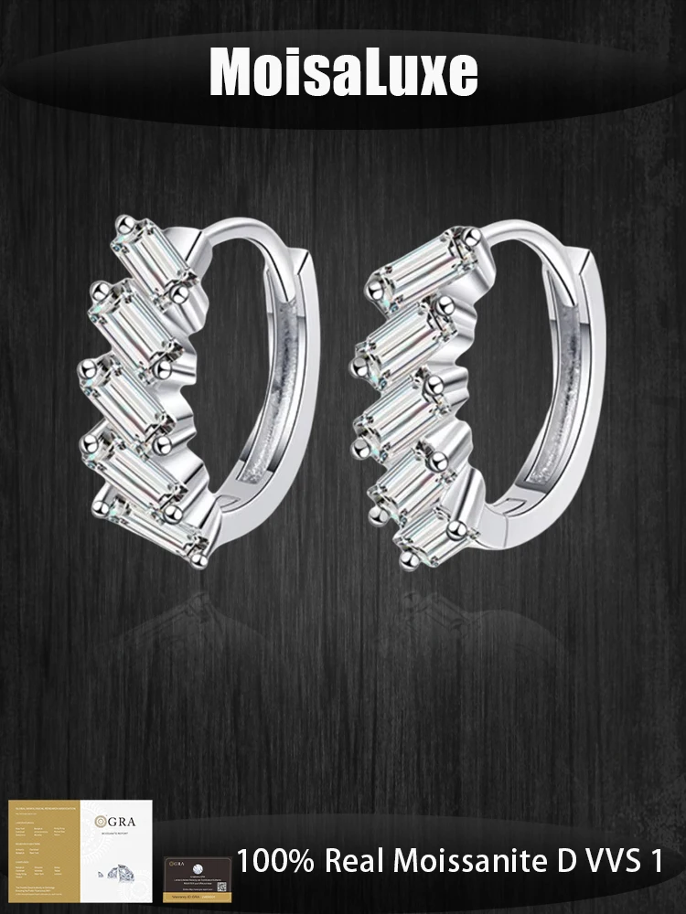 MoisaLuxe Official Store 925 sterling silver Emerald Rectangular Moissanite charms Earrings is suitable for daily wear
MoisaLuxe Official Store 925 sterling silver Emerald Rectangular Moissanite charms Earrings is suitable for daily wear