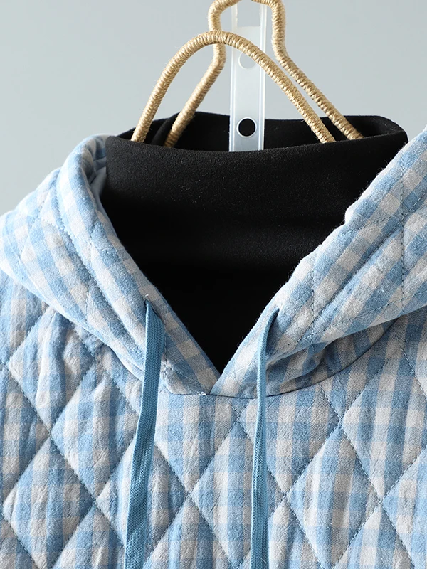 Хлопковая куртка в клетку с капюшоном в стиле ретро, женская свободная хлопковая толстовка с верхом, пальто, зимнее новое японское длинное пальто...
Хлопковая куртка в клетку с капюшоном в стиле ретро, женская свободная хлопковая толстовка с верхом, пальто, зимнее новое японское длинное пальто...