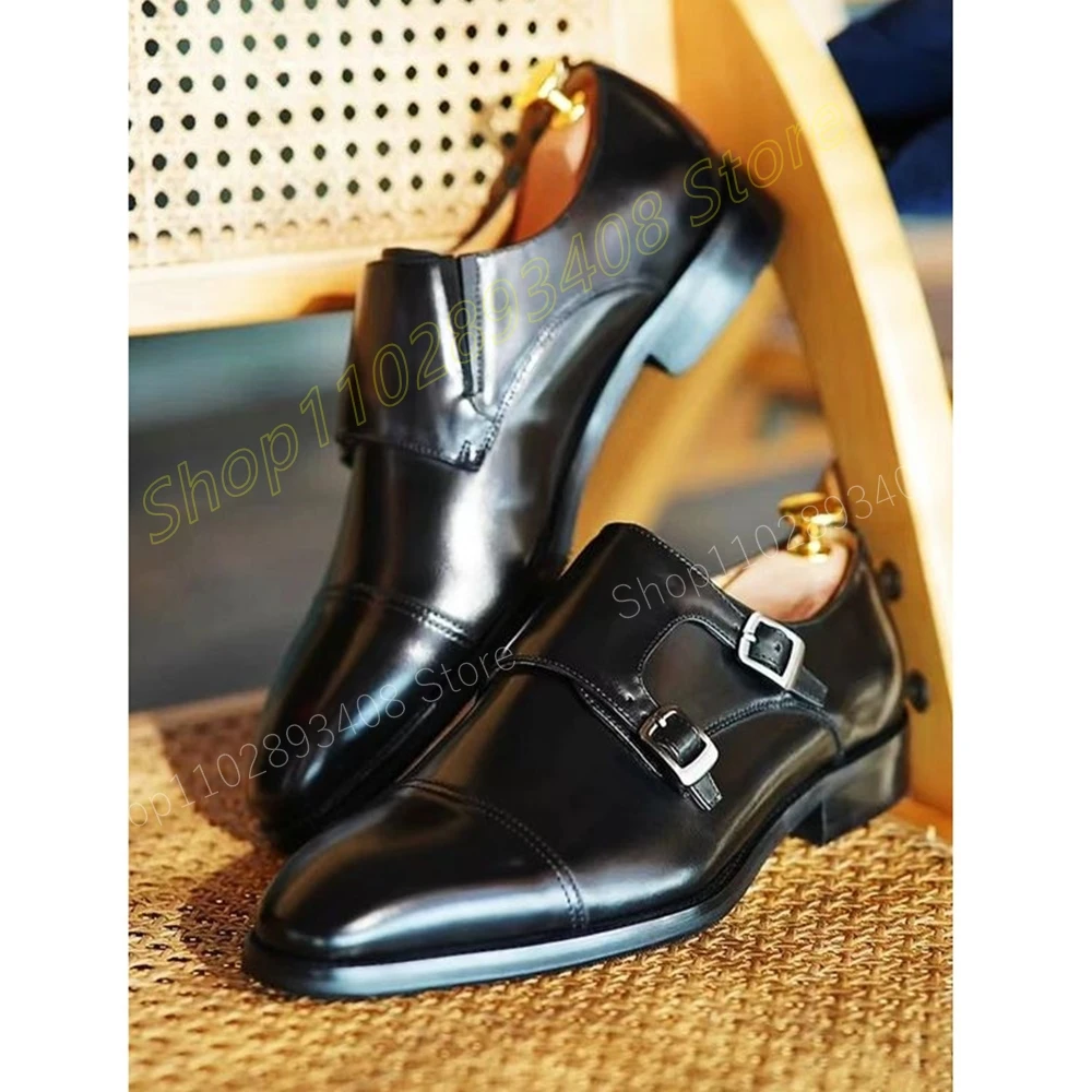Buckle Strap Leather Men Dress Shoes Pointed Toe High Quality Belt Business Wedding Slip-on Men Shoes 2024 Zapatillas Mujer
Buckle Strap Leather Men Dress Shoes Pointed Toe High Quality Belt Business Wedding Slip-on Men Shoes 2024 Zapatillas Mujer