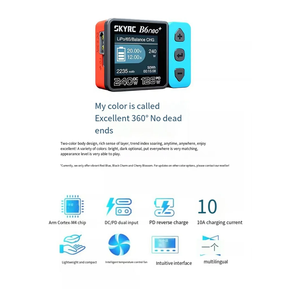 Обновление A14M B6neo + Умное зарядное устройство высокой мощности DC240W PD126W Многоязычное балансное компактное зарядное устройство B6neo Вилки
Обновление A14M B6neo + Умное зарядное устройство высокой мощности DC240W PD126W Многоязычное балансное компактное зарядное устройство B6neo Вилки