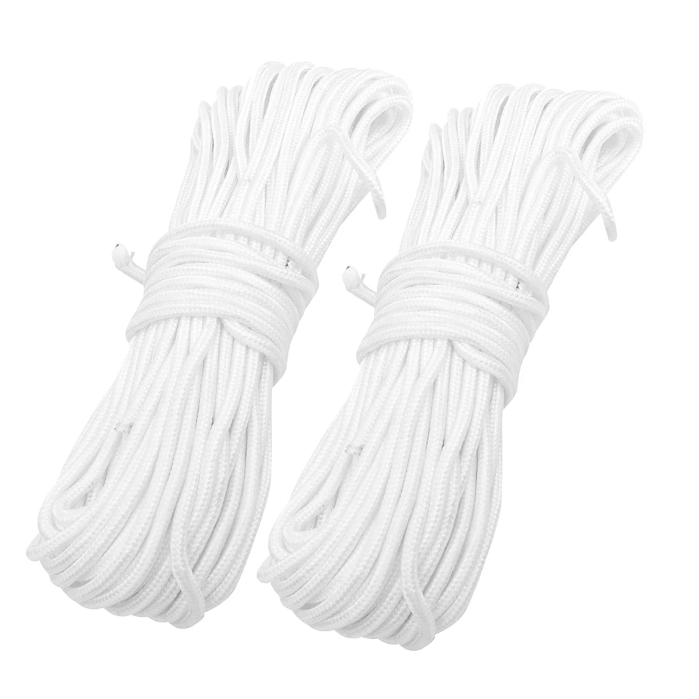 2 Rolls Nylon Rope Heavy Duty Braided Clothesline for Outdoor Camping Hiking Mountaineering Utility Cord Portable Travel Drying
2 Rolls Nylon Rope Heavy Duty Braided Clothesline for Outdoor Camping Hiking Mountaineering Utility Cord Portable Travel Drying