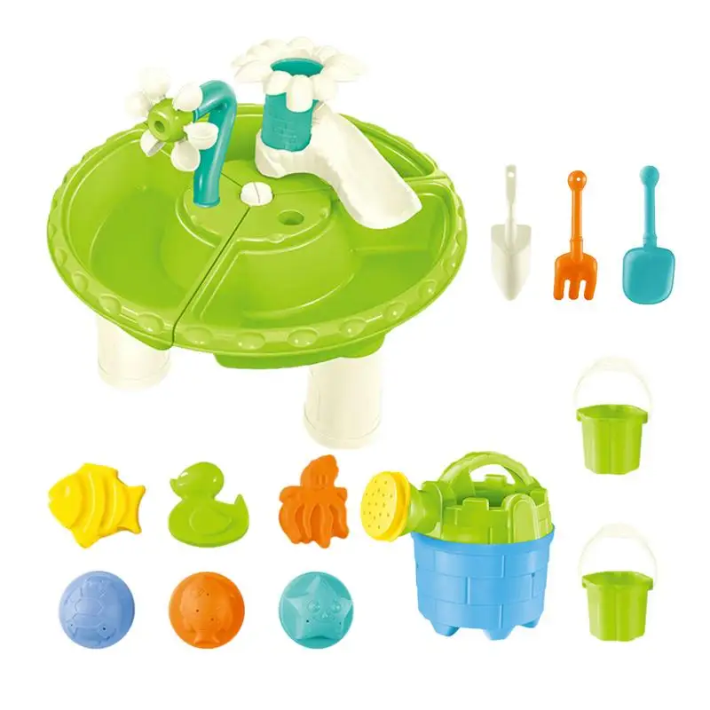 Kids Outdoor Water Table 13X Toddler Sand Table Portable Sensory Interactive Playhouse Toy For Boys Girls Indoor Playground
Kids Outdoor Water Table 13X Toddler Sand Table Portable Sensory Interactive Playhouse Toy For Boys Girls Indoor Playground