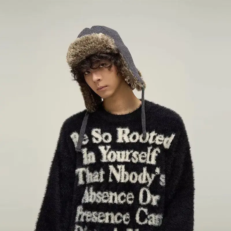 Повседневный круглый вязаный свитер, пальто из норки и бархата с принтом, Новое поступление, зимнее мужское мягкое волокно из полиэстера, модное
Повседневный круглый вязаный свитер, пальто из норки и бархата с принтом, Новое поступление, зимнее мужское мягкое волокно из полиэстера, модное