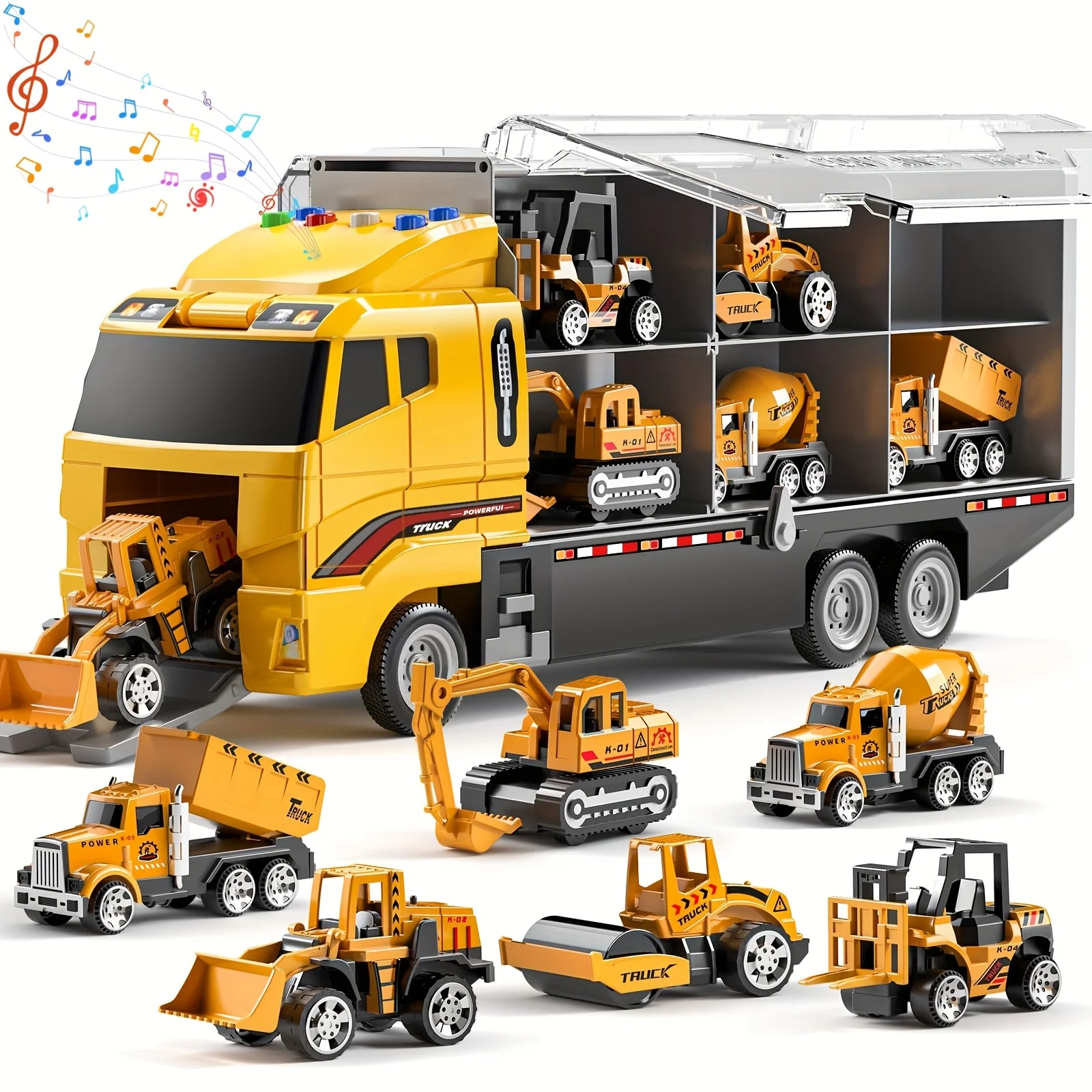Construction transport truck toy set, die-cast construction toy car, kids toys alloy metal truck toy set, perfect birthday gift
Construction transport truck toy set, die-cast construction toy car, kids toys alloy metal truck toy set, perfect birthday gift