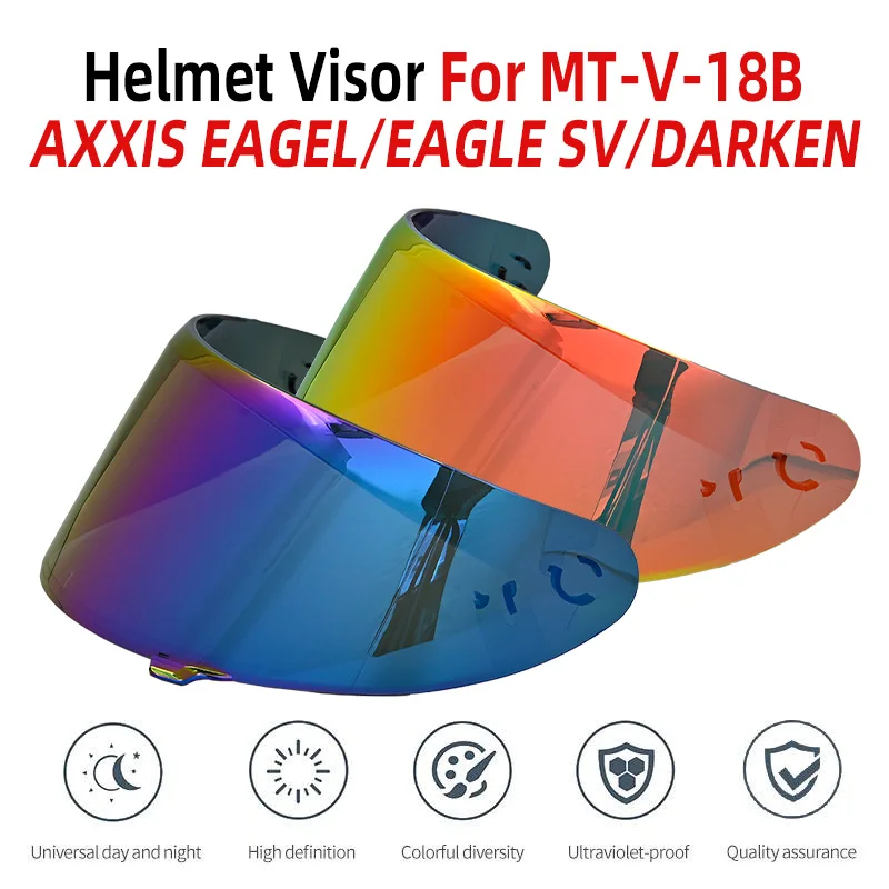 Visor for Motorcycle visière casque for MT-V-18B EAGEL/EAGLE SV/DRAKEN UV-protect helmet replacement lens anti fog film
Visor for Motorcycle visière casque for MT-V-18B EAGEL/EAGLE SV/DRAKEN UV-protect helmet replacement lens anti fog film