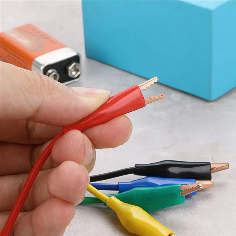 TFTP-Banana Plug To Alligator Clips Test Leads 5 Color Soft Flexible Electrical Wire Cables For Multimeter Electrical Testing
TFTP-Banana Plug To Alligator Clips Test Leads 5 Color Soft Flexible Electrical Wire Cables For Multimeter Electrical Testing