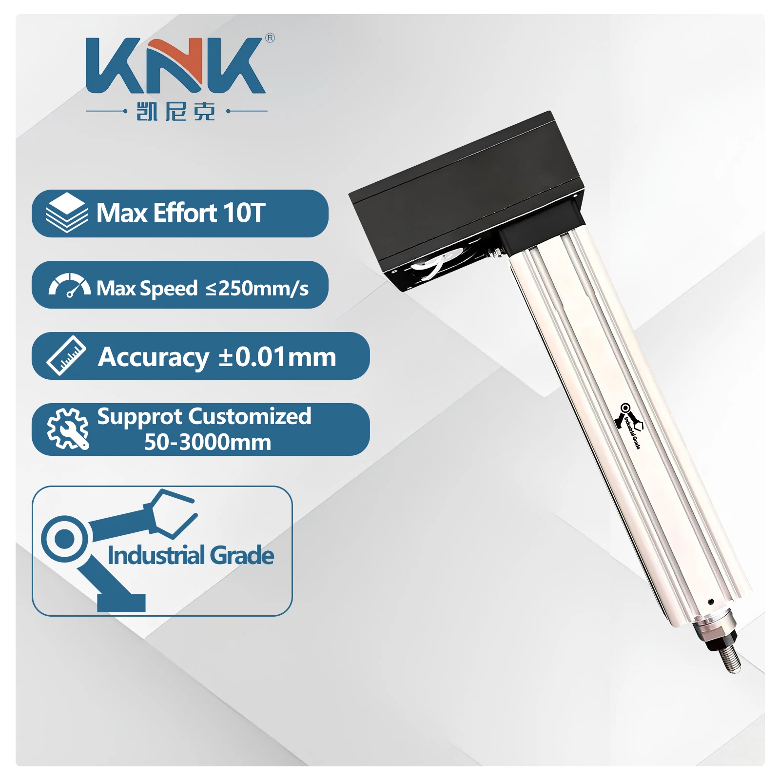 KNK EDA80 High Precision Actuators Electric Cylinder Actuator Motorized Thrust Cylinders Cylinders
KNK EDA80 High Precision Actuators Electric Cylinder Actuator Motorized Thrust Cylinders Cylinders