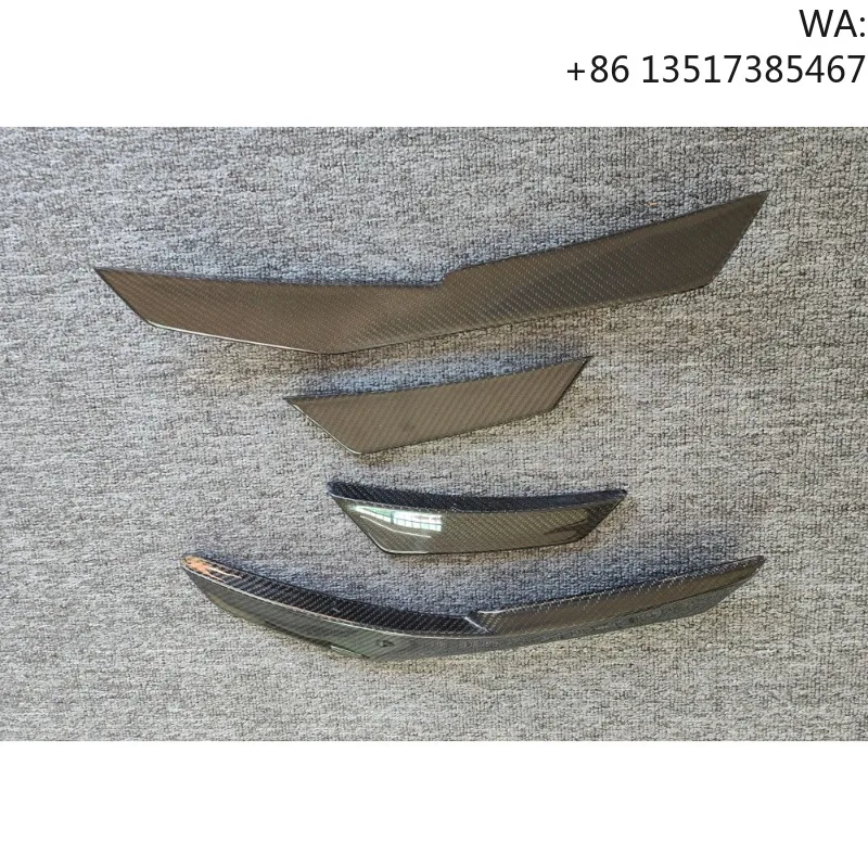For Audi R8 Modified with P-style Dry Carbon Fiber Front Bumper, Wind Knife Front Bumper Decoration
For Audi R8 Modified with P-style Dry Carbon Fiber Front Bumper, Wind Knife Front Bumper Decoration