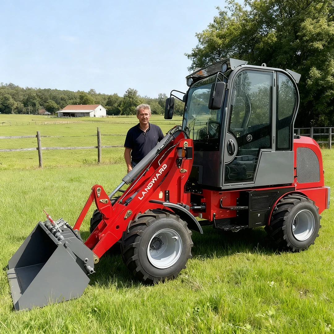 China Landward Manufacturer 4 Wheel Drive Articulated Small Diesel Loader Farm Garden Multi Purpose Front End Loader Customized
China Landward Manufacturer 4 Wheel Drive Articulated Small Diesel Loader Farm Garden Multi Purpose Front End Loader Customized