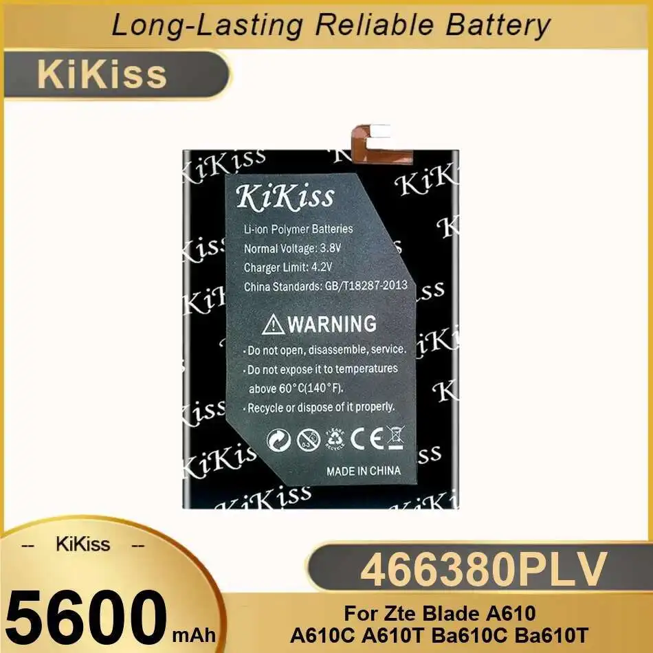 466380PLV 5600 мАч, стабильная быстрая зарядка для Zte Blade A610 A610C A610T BA610C BA610T аккумулятор мобильного телефона
466380PLV 5600 мАч, стабильная быстрая зарядка для Zte Blade A610 A610C A610T BA610C BA610T аккумулятор мобильного телефона