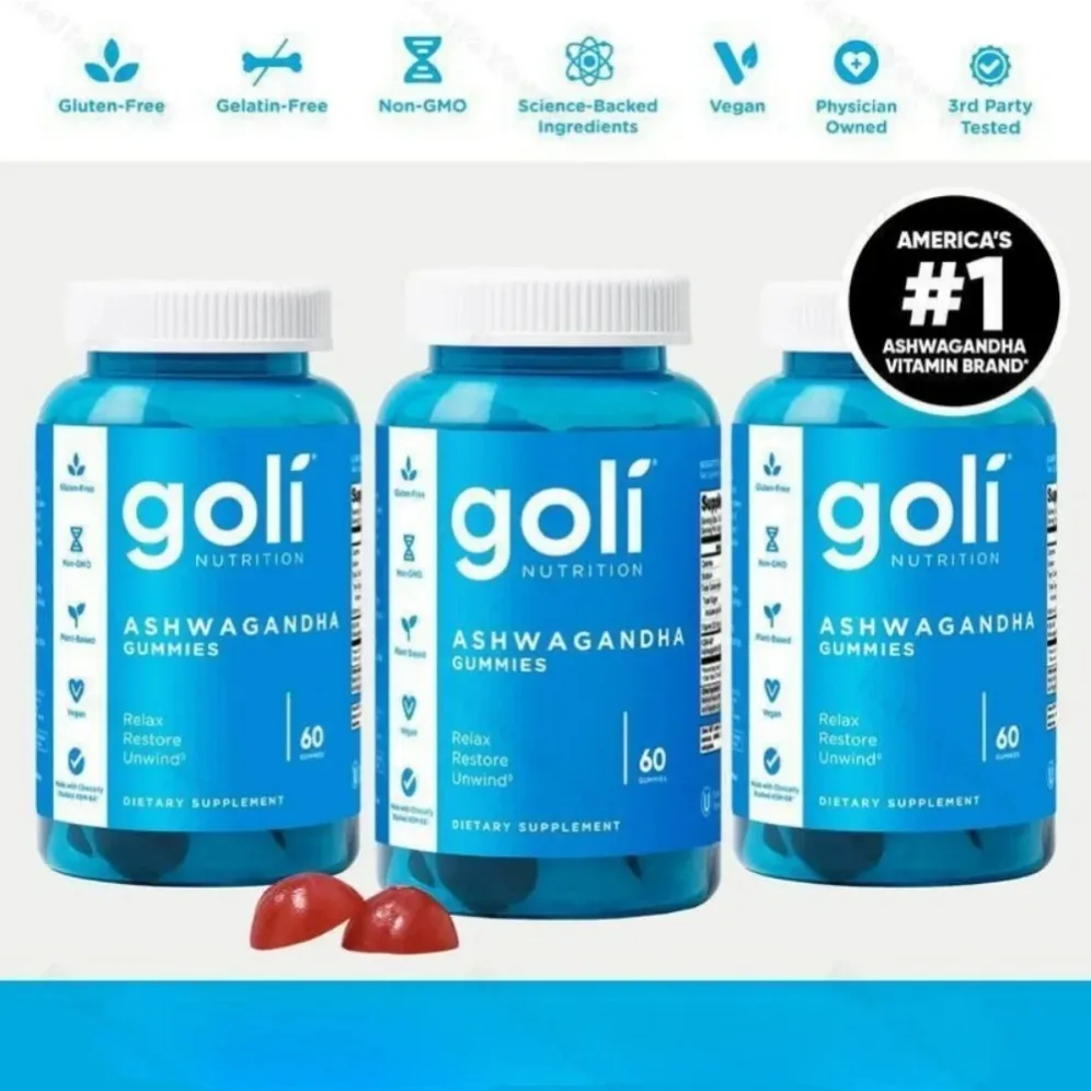 Goli Nutrition's Mixed Berry Ashwagandha Gummies 60 - Count Each for Daily Wellness Support with Every Chew
Goli Nutrition's Mixed Berry Ashwagandha Gummies 60 - Count Each for Daily Wellness Support with Every Chew