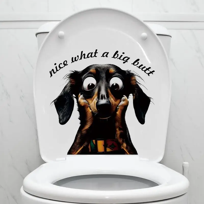 1pc Funny Animal Wall Stickers Toilet Stickers PVC Waterproof Self Adhesive Paper for Home Decoration Bathroom Living Room Decor
1pc Funny Animal Wall Stickers Toilet Stickers PVC Waterproof Self Adhesive Paper for Home Decoration Bathroom Living Room Decor