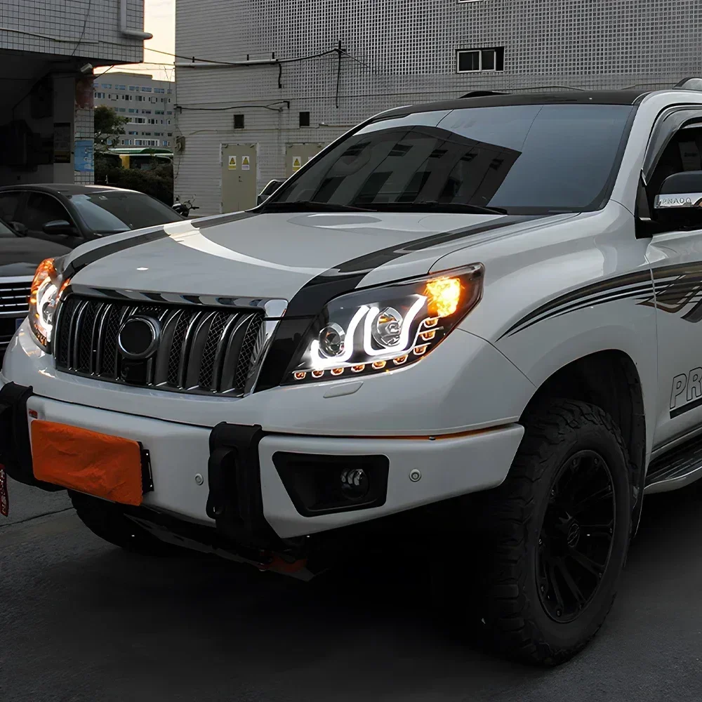 For Toyota Prado 2010-2013 Car Front lamps Upgrade Dual U Design Projector Lens Accessories LED Auto Headlight Assembly
For Toyota Prado 2010-2013 Car Front lamps Upgrade Dual U Design Projector Lens Accessories LED Auto Headlight Assembly