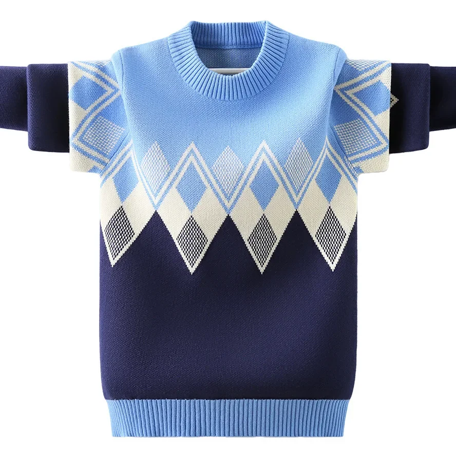 Children's Sweater Autumn Winter Warm O-Neck Boy Sweaters Kids Pullover Knitting Tops Fashion Cotton School Boys Clothing
Children's Sweater Autumn Winter Warm O-Neck Boy Sweaters Kids Pullover Knitting Tops Fashion Cotton School Boys Clothing