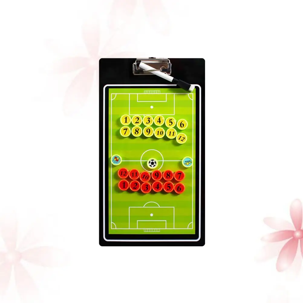 Football Board Portable Reusable Clipboard Soccer Whiteboard Bright Colorful Game Pieces
Football Board Portable Reusable Clipboard Soccer Whiteboard Bright Colorful Game Pieces