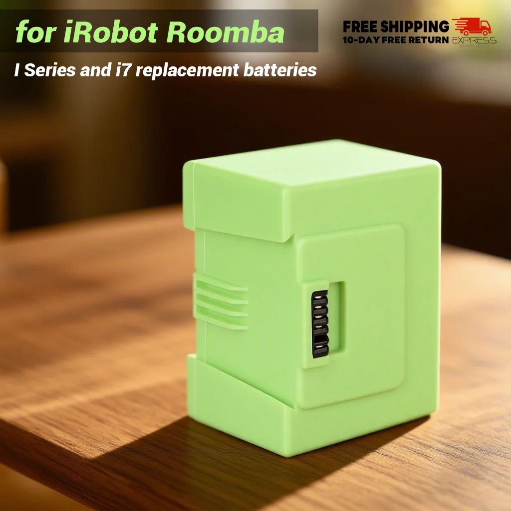 Сменный литий-ионный аккумулятор 14,4 В 5000 мАч для робота-пылесоса iRobot Roomba i3 i3 + i4 i4 + i7 i7 + 7550 e5 e6
Сменный литий-ионный аккумулятор 14,4 В 5000 мАч для робота-пылесоса iRobot Roomba i3 i3 + i4 i4 + i7 i7 + 7550 e5 e6