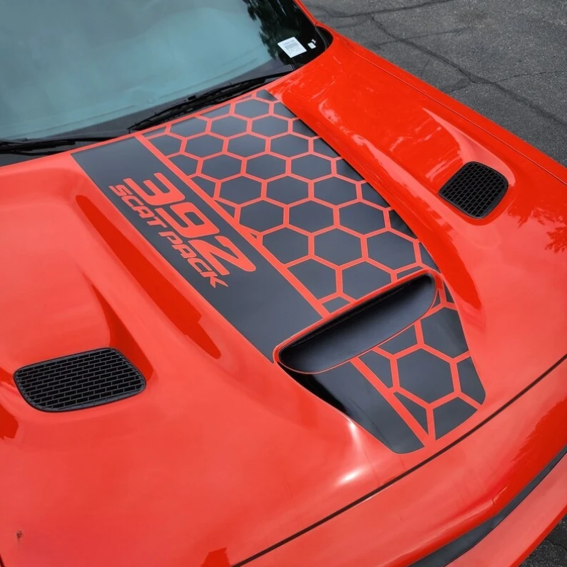 Car Sticker FOR Dodge Challenger 2019-2024 hood stripe Vinyl Decal graphics honey side 392
Car Sticker FOR Dodge Challenger 2019-2024 hood stripe Vinyl Decal graphics honey side 392