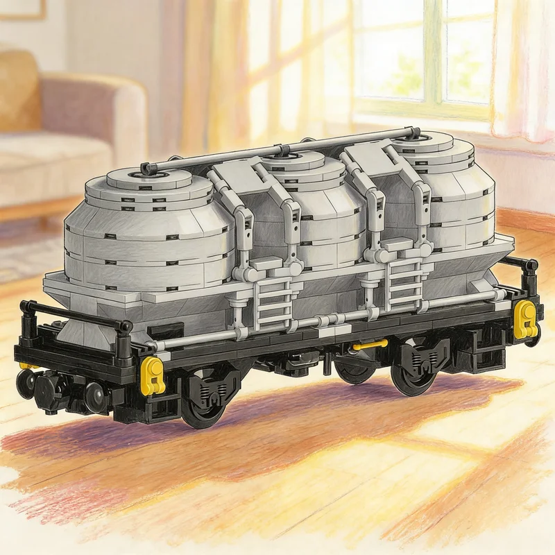 373pcs MOC 8W Cement Powder Silo Wagon Train Model Building Blocks Creative DIY Gift Display Decor Assemble Premium Adult Kids
373pcs MOC 8W Cement Powder Silo Wagon Train Model Building Blocks Creative DIY Gift Display Decor Assemble Premium Adult Kids