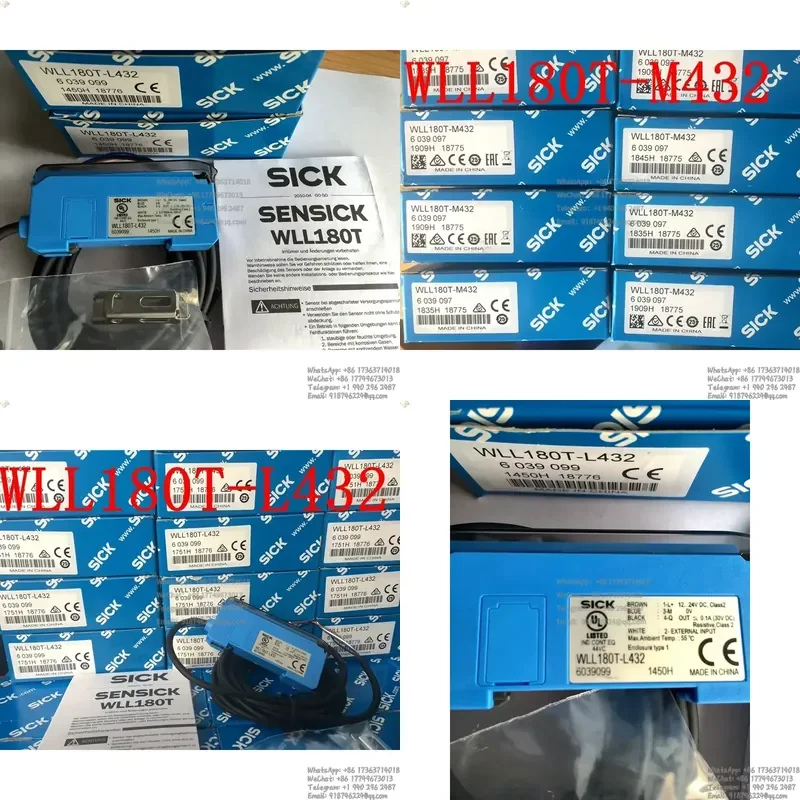 1PC WLL180T-L432 WLL180T-M432 WLL180T-E232 New SICK Fiber Amplifier
1PC WLL180T-L432 WLL180T-M432 WLL180T-E232 New SICK Fiber Amplifier
