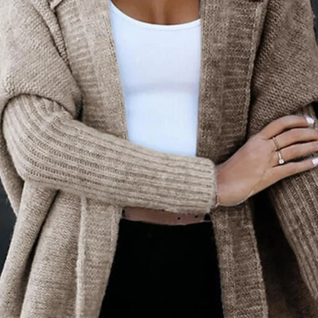 Women's Autumn Winter Solid Color Hooded Cardigan Sweater Loose Mid-Length Casual Knitted Jacket All-match Lazy Style
Women's Autumn Winter Solid Color Hooded Cardigan Sweater Loose Mid-Length Casual Knitted Jacket All-match Lazy Style