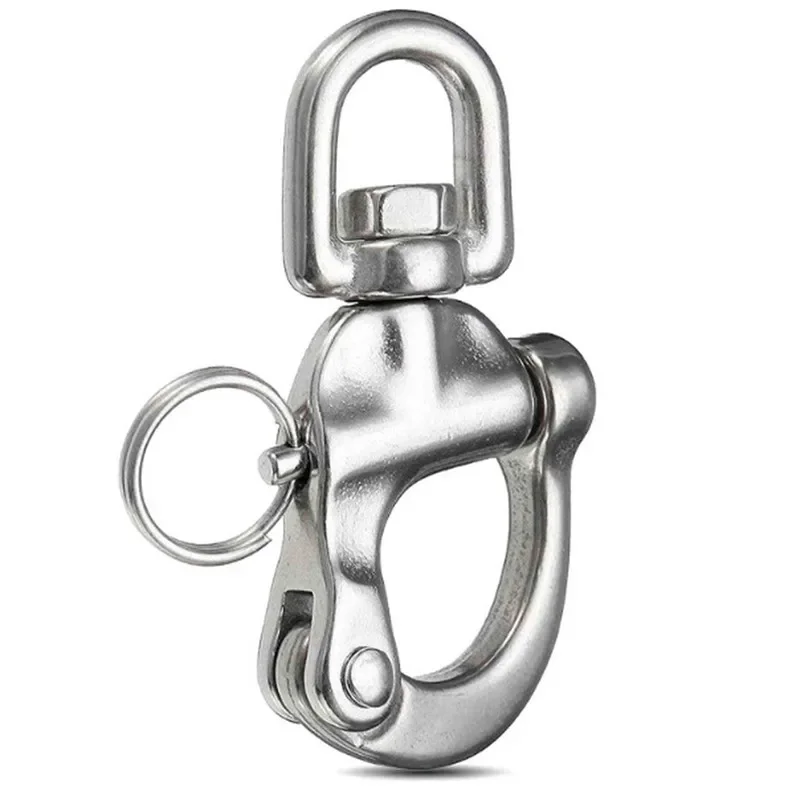 1pcs Stainless Steel Rotary Spring Hook Quick Release Boat Chain Eye Shackle Swivel Bracket Snap Hardware Tool 70mm Metalworking
1pcs Stainless Steel Rotary Spring Hook Quick Release Boat Chain Eye Shackle Swivel Bracket Snap Hardware Tool 70mm Metalworking