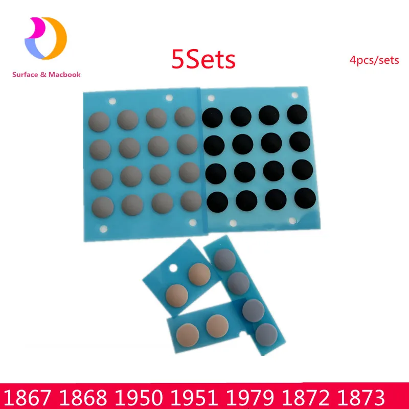 5Sets Foot Pad For Microsof Surface Laptop 3 4 5 Bottom Case Rubber Feet 1872 1868 1951 1867 1950 1979 Sliver Gold Blue Black
5Sets Foot Pad For Microsof Surface Laptop 3 4 5 Bottom Case Rubber Feet 1872 1868 1951 1867 1950 1979 Sliver Gold Blue Black