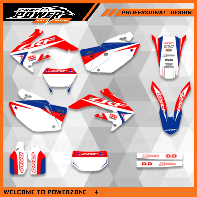 Powerzone For Honda CRF250X 2004 2005 2006 2007 2008-2019 Motorcycl Graphics Background Decals Stickers Kits
Powerzone For Honda CRF250X 2004 2005 2006 2007 2008-2019 Motorcycl Graphics Background Decals Stickers Kits
