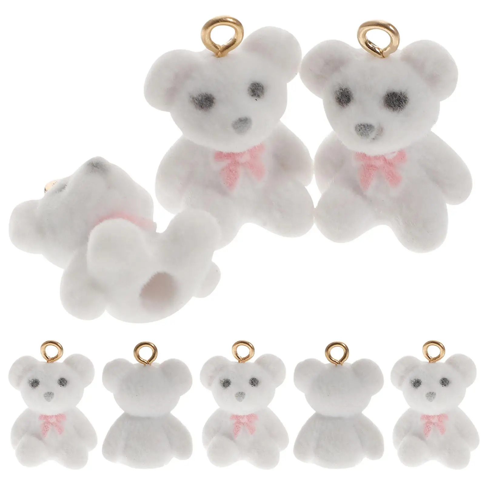 10 Pcs Bear Pendant Charm Necklace Jewelry Connector Cute Charms Crafts for Earrings Resin Animal Cartoon Jewellery Making
10 Pcs Bear Pendant Charm Necklace Jewelry Connector Cute Charms Crafts for Earrings Resin Animal Cartoon Jewellery Making