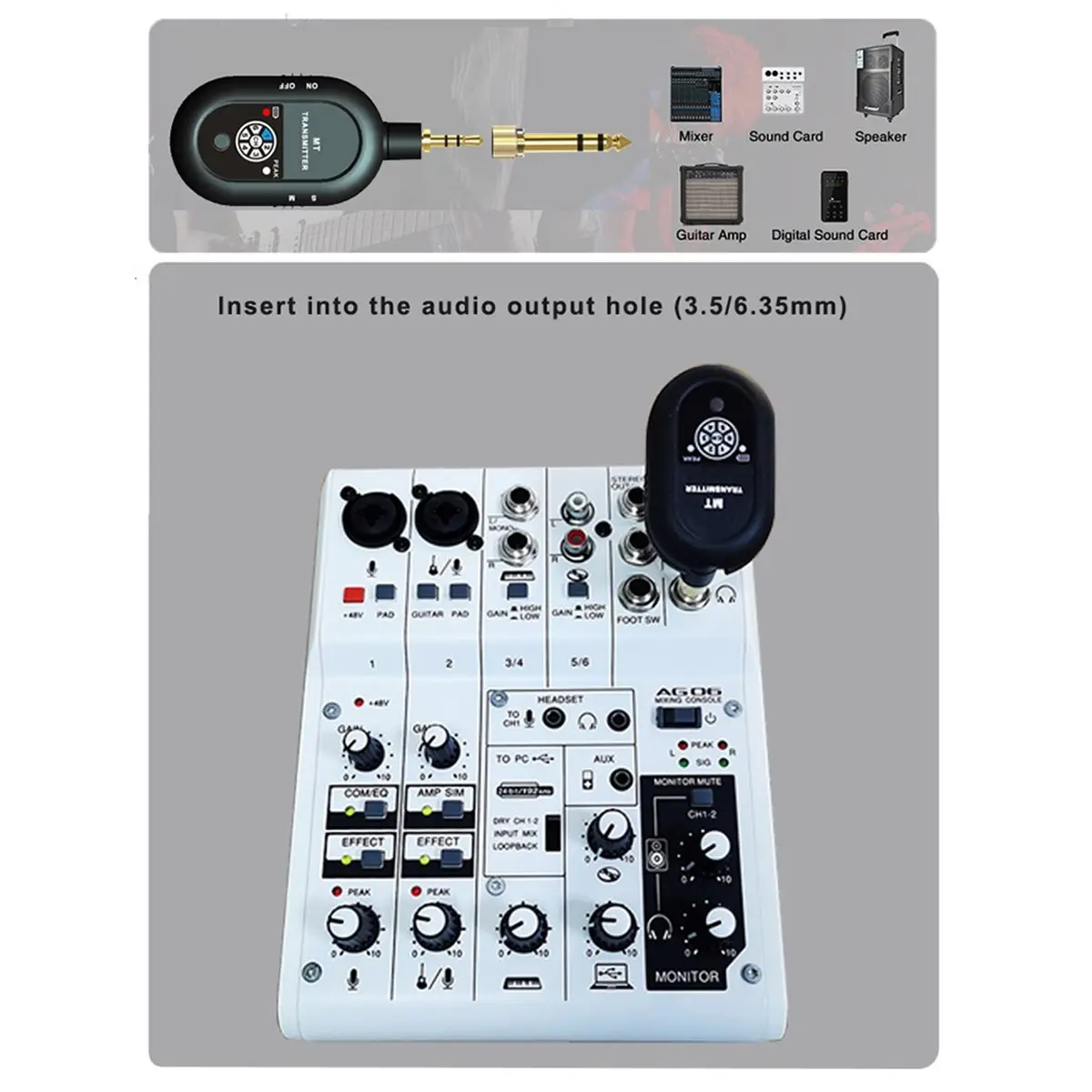 New Wireless in-Ear Monitor System 2.4Ghz Wireless IEM System with Transmitter Receiver for Music Studio Live Broadcast
New Wireless in-Ear Monitor System 2.4Ghz Wireless IEM System with Transmitter Receiver for Music Studio Live Broadcast