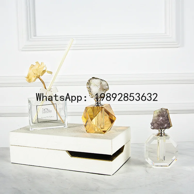 X-29 Agate Perfume Bottle Home Hotel Fashion Crystal Crafts Model Room Accessories
X-29 Agate Perfume Bottle Home Hotel Fashion Crystal Crafts Model Room Accessories