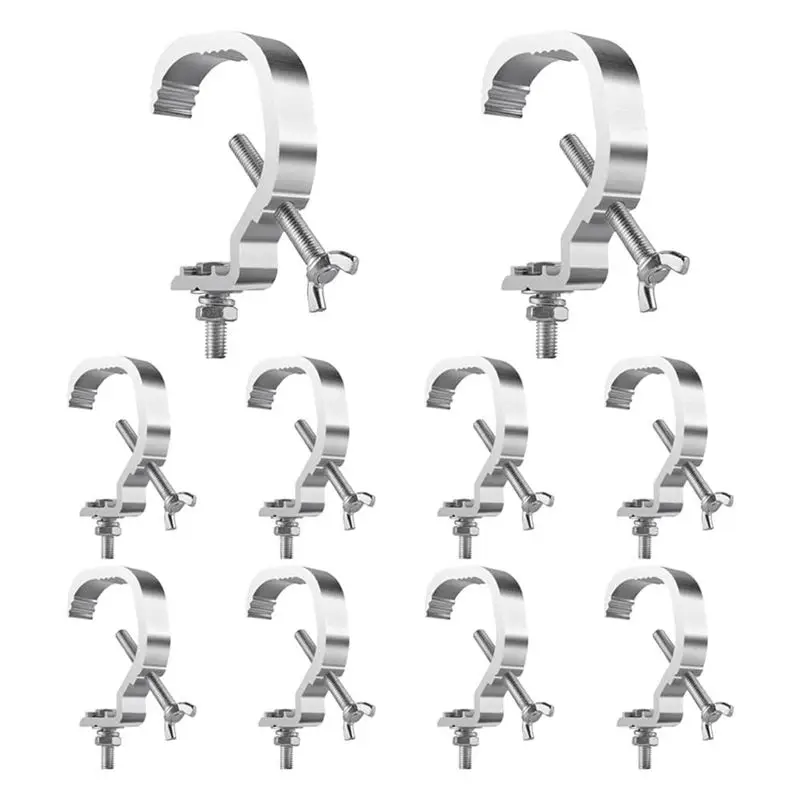 AS60-Truss C Clamp 1.18-2 Inch,10 Pack Stage Lights Truss Clamps,Fit For 30-50Mm OD Tube, Load 55LB C Clamp For DJ Lighting Dura
AS60-Truss C Clamp 1.18-2 Inch,10 Pack Stage Lights Truss Clamps,Fit For 30-50Mm OD Tube, Load 55LB C Clamp For DJ Lighting Dura