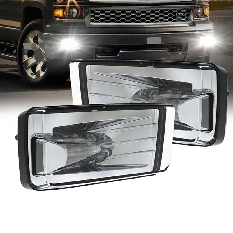 Pair Front Bumper LED DRL Fog Lights Driving Lamp For Chevrolet Silverado 07-16 Tahoe Suburban 07-17 GMC YUKON 15-16
Pair Front Bumper LED DRL Fog Lights Driving Lamp For Chevrolet Silverado 07-16 Tahoe Suburban 07-17 GMC YUKON 15-16