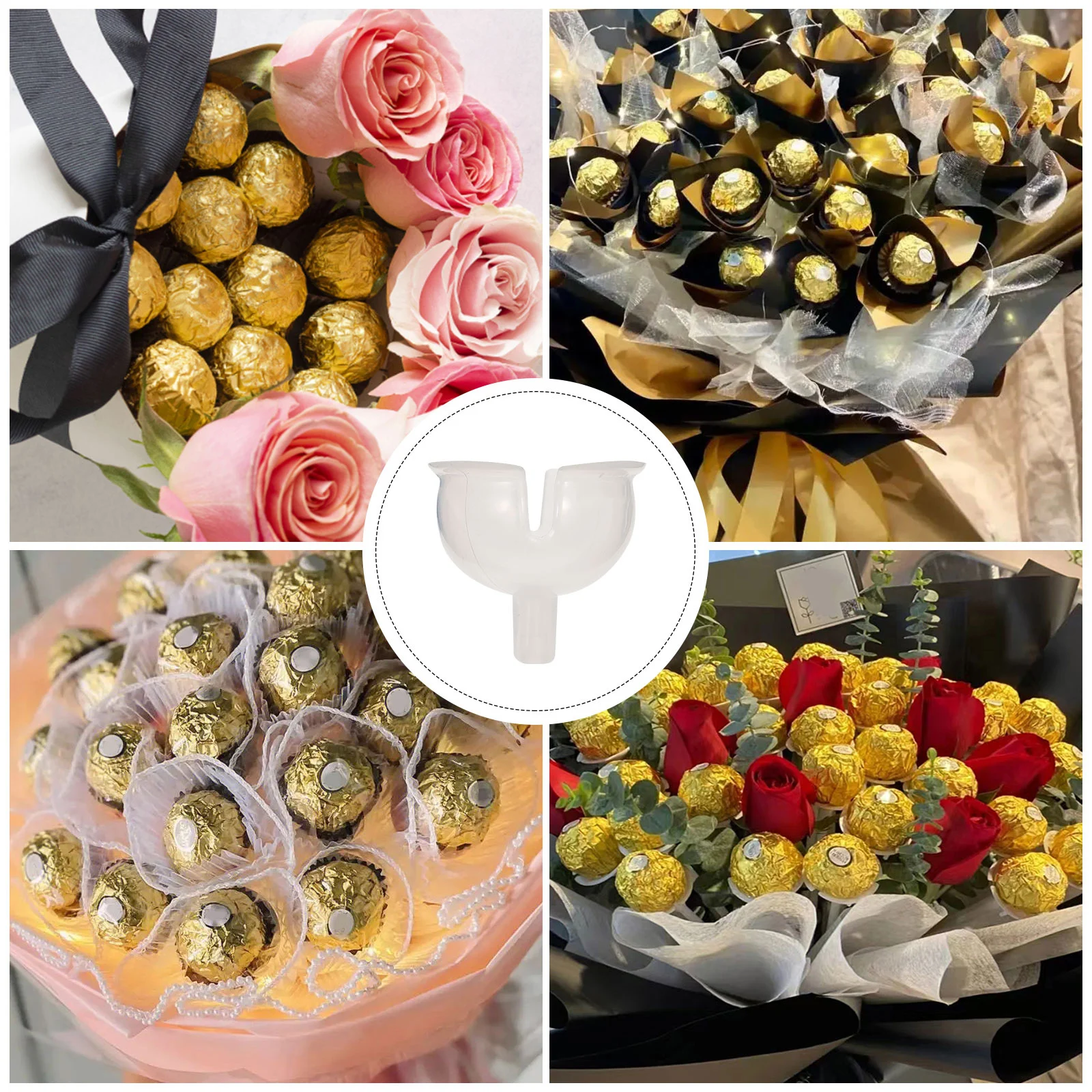 Clear Plastic Chocolate Ball Bases for Round Chocolates Smooth Surface Portable Candy Holders Scratch Resistant Carrier Tray Cup
Clear Plastic Chocolate Ball Bases for Round Chocolates Smooth Surface Portable Candy Holders Scratch Resistant Carrier Tray Cup