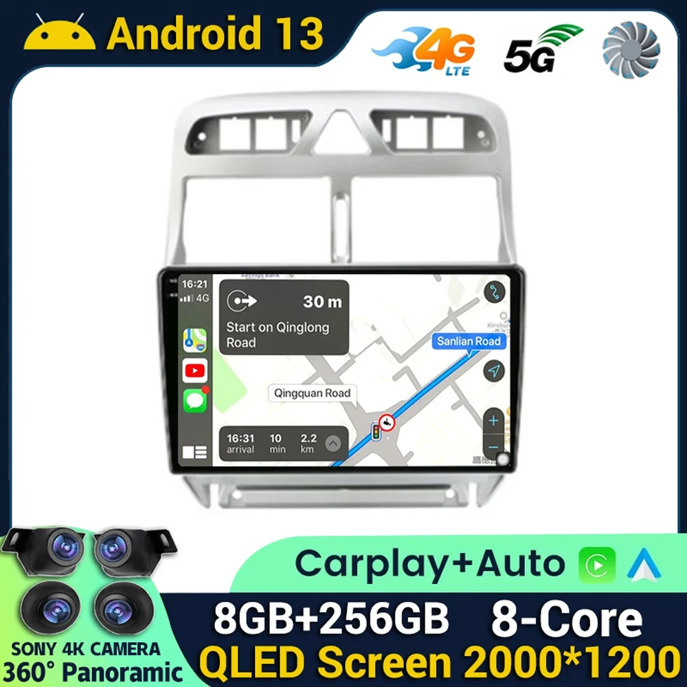 Android 13 Wireless CarPlay&Auto Car Radio For Peugeot 307 307CC 307SW 2004-2013 Multimedia Player Gps Stereo WiFi+4G Head Unit
Android 13 Wireless CarPlay&Auto Car Radio For Peugeot 307 307CC 307SW 2004-2013 Multimedia Player Gps Stereo WiFi+4G Head Unit