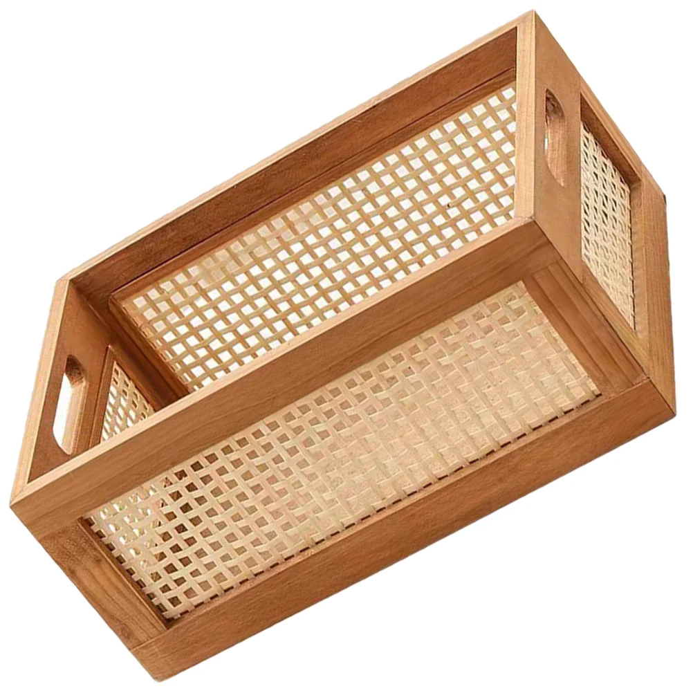 Solid Wood Storage Box 30x20x14cm Vintage Woven Baskets for Home Decor Bedroom Bathroom Toy Book Desktop Organizing Solutions
Solid Wood Storage Box 30x20x14cm Vintage Woven Baskets for Home Decor Bedroom Bathroom Toy Book Desktop Organizing Solutions