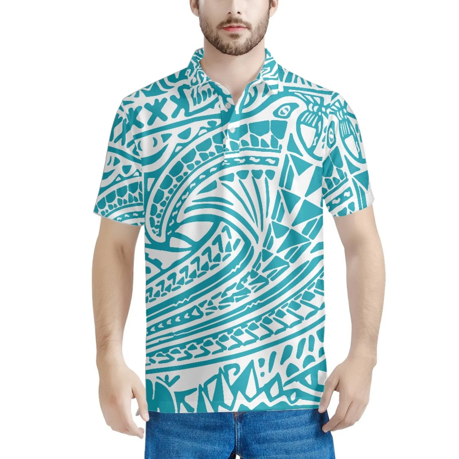 Sports Streetwear Fashion Oversized 5XL Polynesian Tribal Fiji Printing Men'S Polo Shirt Summer Short Sleeves Top Tees T shirt
Sports Streetwear Fashion Oversized 5XL Polynesian Tribal Fiji Printing Men'S Polo Shirt Summer Short Sleeves Top Tees T shirt