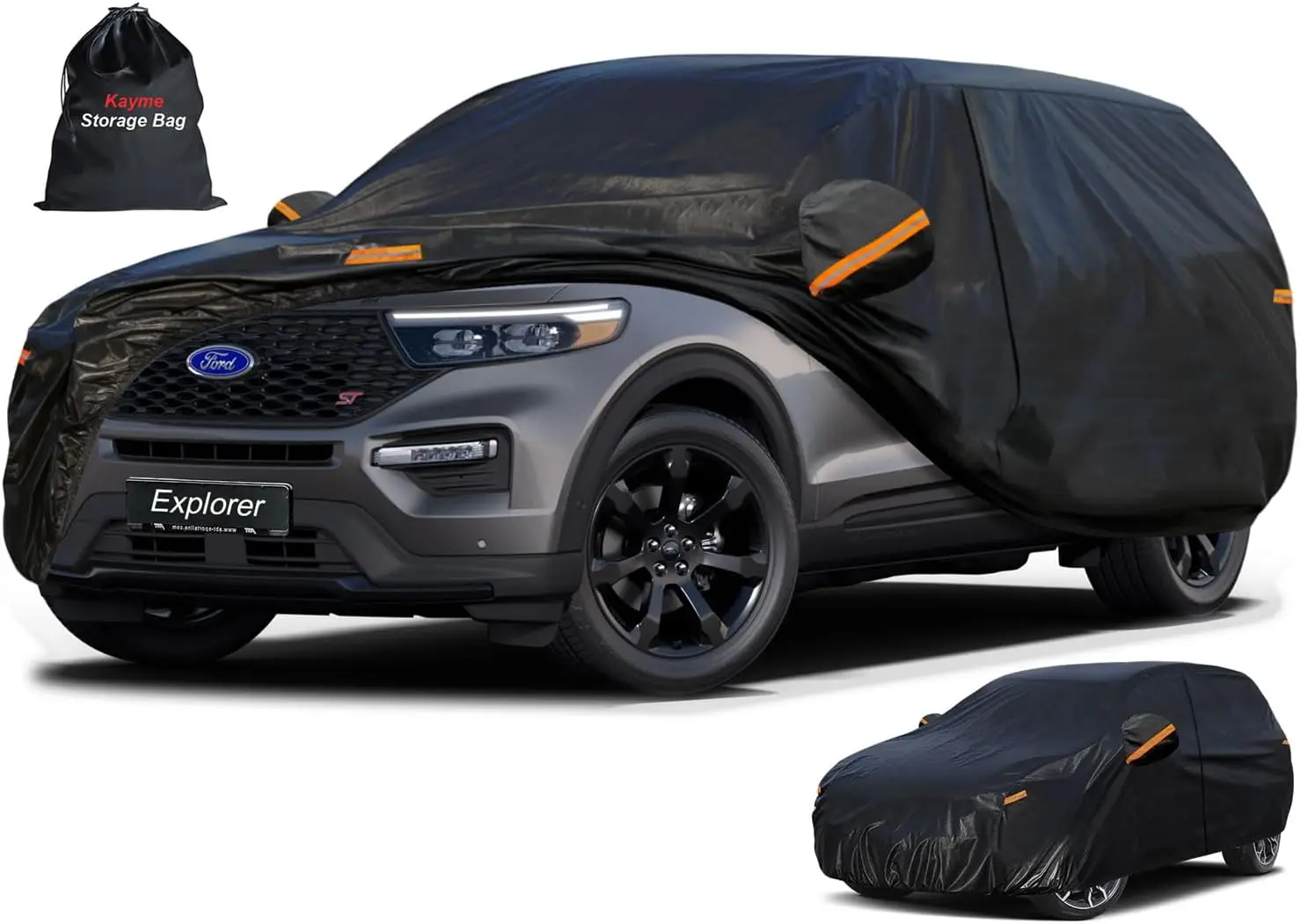 7-Layer Waterproof SUV Car Cover for Ford Explorer (2006-2025) - All Weather Protection with Zipper Access & Windproof Straps
7-Layer Waterproof SUV Car Cover for Ford Explorer (2006-2025) - All Weather Protection with Zipper Access & Windproof Straps
