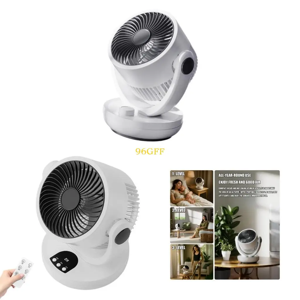96GF Practical 360 Degree Rotating Desk Fan with Quiet Operation Household Fan
96GF Practical 360 Degree Rotating Desk Fan with Quiet Operation Household Fan
