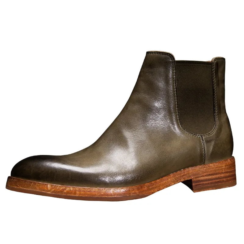 Handmade Cowhide Boots Men's Shoes Fashion Casual Genuine Leather Motorcycle Chelsea Boots Male Pointed Toe Business Boots Male
Handmade Cowhide Boots Men's Shoes Fashion Casual Genuine Leather Motorcycle Chelsea Boots Male Pointed Toe Business Boots Male