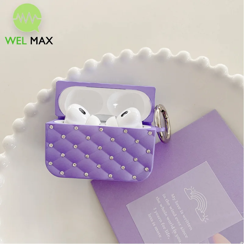 Purple Diamond Earphone case For Airpods 1 2 3 Pro Dark gray anti dirt ShockProof Silicone Protective Apple Earphone Accessorie
Purple Diamond Earphone case For Airpods 1 2 3 Pro Dark gray anti dirt ShockProof Silicone Protective Apple Earphone Accessorie