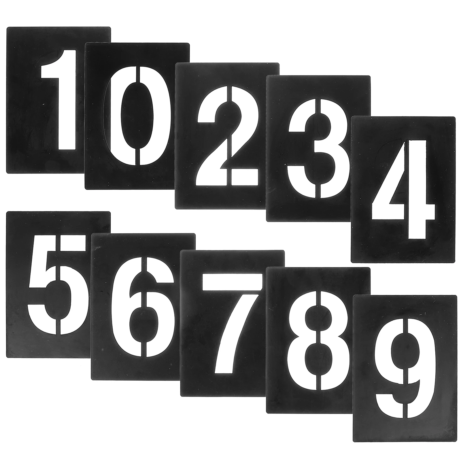 1 set PVC Number Stencils 0-9 Reusable 05mm Thick 10cm High for Painting Wood Blackboard Craft Decor Christmas
1 set PVC Number Stencils 0-9 Reusable 05mm Thick 10cm High for Painting Wood Blackboard Craft Decor Christmas