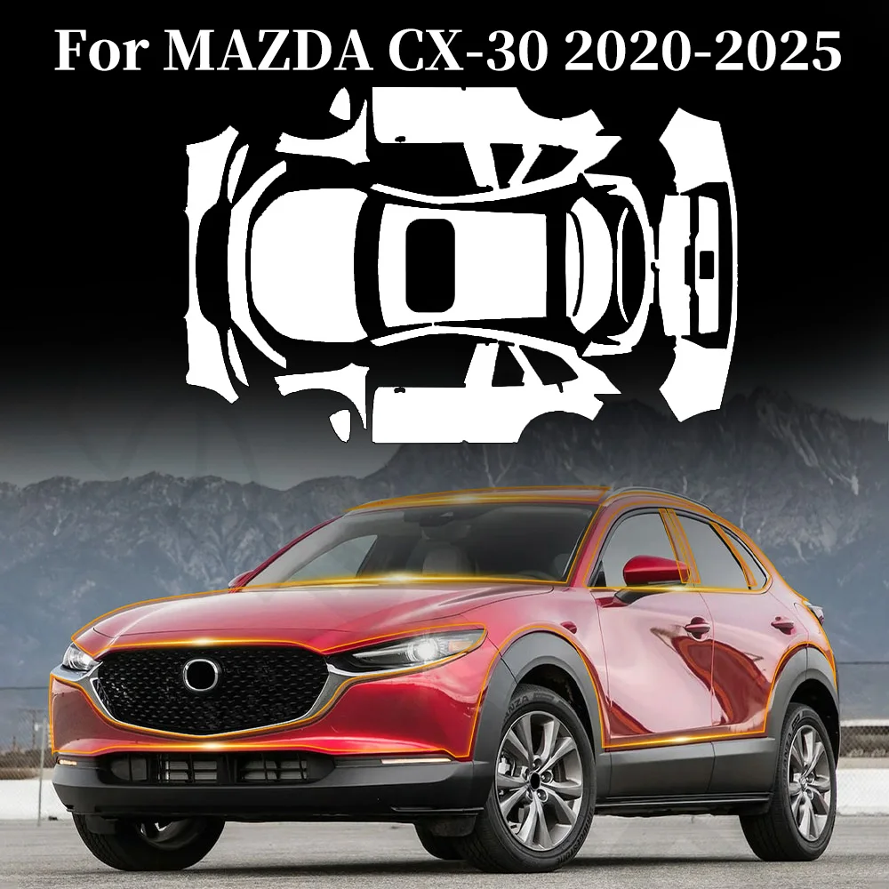 For Mazda CX30 CX-30 2020-2025 TPU Paint Protection Film PPF Car Body Sticker Self-Healing Accessories Anti-Scratch Resistant
For Mazda CX30 CX-30 2020-2025 TPU Paint Protection Film PPF Car Body Sticker Self-Healing Accessories Anti-Scratch Resistant