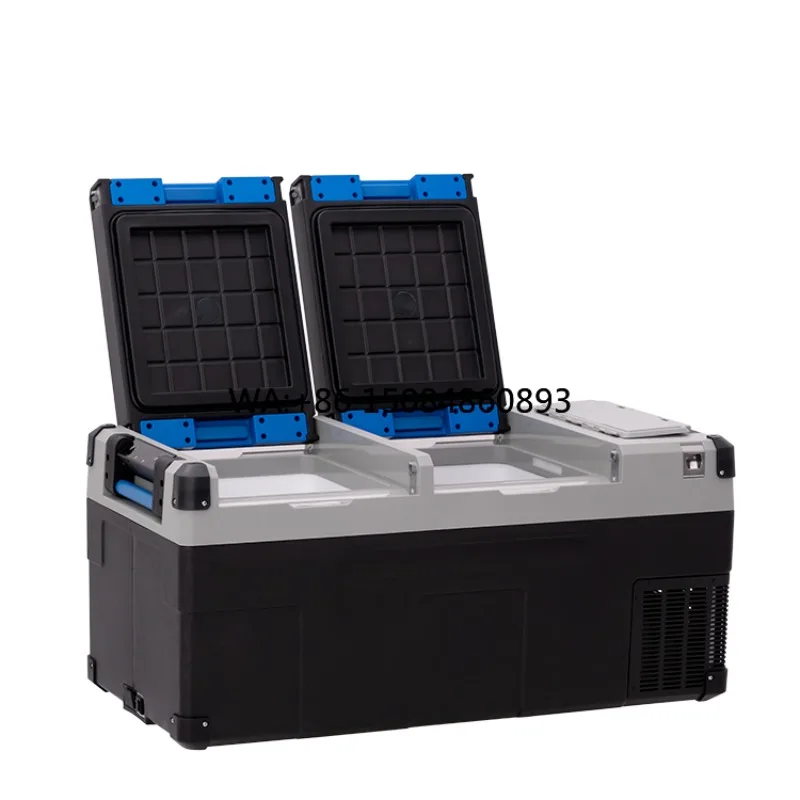 For E60 12V Solar Compressor Plastic Portable Dual-Zone Car Fridge Freezer with Detachable Battery for Camping & Fishing
For E60 12V Solar Compressor Plastic Portable Dual-Zone Car Fridge Freezer with Detachable Battery for Camping & Fishing