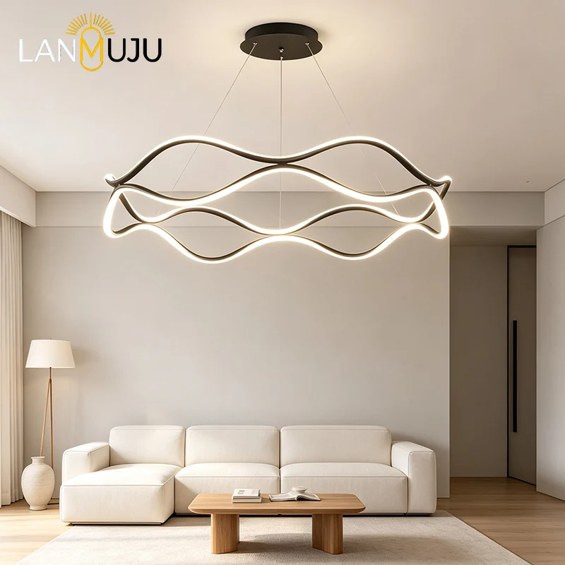 LANMUJU Lighting Living Room Decoration Remote Control Modern LED Ceiling Hanging Chandelier Bedroom Dining Room Pendant Lamp
LANMUJU Lighting Living Room Decoration Remote Control Modern LED Ceiling Hanging Chandelier Bedroom Dining Room Pendant Lamp