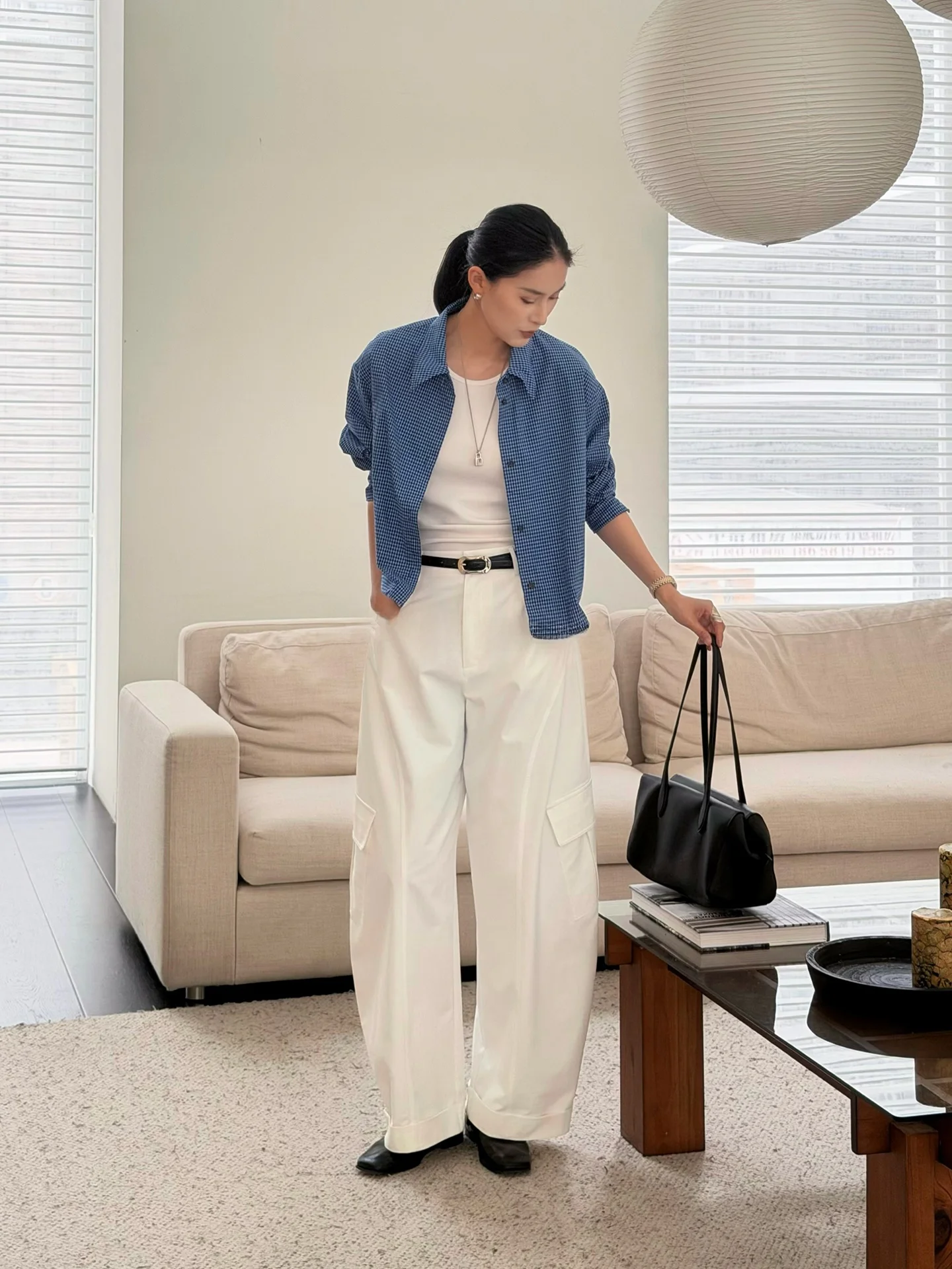 Jieji Zhang American Style Wide Leg Work Pants Women's Slim Fit Semi Loose Knife Casual Trousers Spring Fashion
Jieji Zhang American Style Wide Leg Work Pants Women's Slim Fit Semi Loose Knife Casual Trousers Spring Fashion